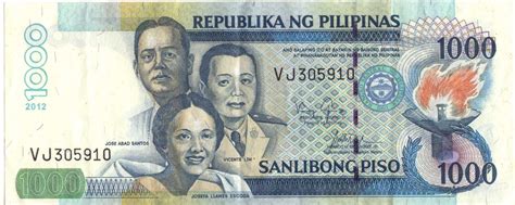 Banknotes of the Philippine peso .